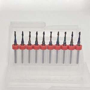 JingJianLiFeng Customizable 2-Flute Tungsten Carbide <strong>End</strong> <strong>Mill</strong> Double Edge Cutter Fish Tail Design High Precision TiCN 10 Pcs - Product Image 6