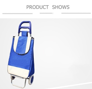 <b>Foldable</b> Shopping <b>Cart</b> Trolley with Wheels for Utility and Grocery Use - Product Image 5