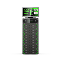 Nouvelle banque d'alimentation portable 2024 avec POS intégré, 24 emplacements, distributeur automatique empilable, chargeur rapide, banque d'alimentation pour bar, centre commercial