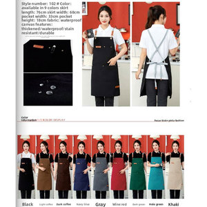 2025 OEM Dày Của Phụ Nữ Hoa Nhà Bếp Tạp Dề Nhiệm Vụ Nặng Nề Không Thấm Nước Đồng Bằng Màu Sắc Đầu Bếp Nấu Ăn Biểu Tượng Tùy Chỉnh Có Thể Điều Chỉnh Cho Thợ Cắt Tóc - Product Image 3