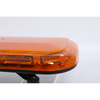 Barre lumineuse d'avertissement LED ambre 12V à montage sur toit pour camion et véhicule de chantier