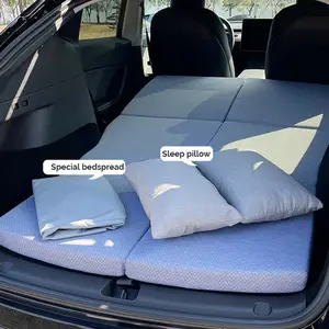 Không Inflatable Xe giường Nệm du lịch ngủ xe Thân cây Nệm xe nệm cho Tesla mô hình y