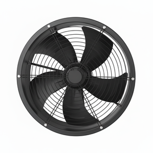 Ventilateur industriel à rotor externe AC Crown 350B2 T5, 220V, pales en acier de 12 pieds, bruit de 40,0 dB+, moteur de toit, montage à roulement à billes - Product Image 1