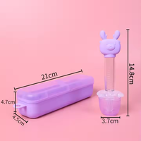 Nouveau-né alimentation orale distributeur de médicaments manuel 20ml sans BPA imprimé bébé liquide seringue sucette Silicone Injection compte-gouttes