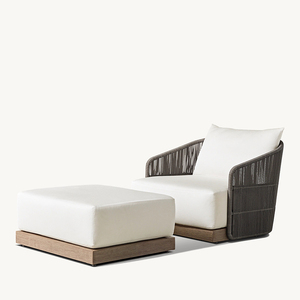 Meubles de <span class=keywords><strong>jardin</strong></span> privés au design minimaliste, canapé de terrasse d'hôtel, ensemble de canapés de <span class=keywords><strong>jardin</strong></span> en rotin PE, mobilier de <span class=keywords><strong>jardin</strong></span> - Product Image 3