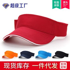 Open Top Tennis Cap For Men And Women Extra Long Visorless Sun Hat Sunscreen Sport Style Adult Promotional Hat - Product Image 5