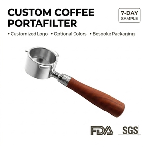 Porte-filtre sans fond pour machine à expresso <span class=keywords><strong>Delonghi</strong></span> EC680/<span class=keywords><strong>EC685</strong></span>, 51 mm - Product Image 1