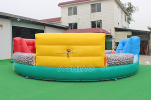 Trò Chơi Tương Tác Trò Chơi Bơm Hơi Trò Chơi Thể Thao Chạy Bộ Bungee Đói Bơm Hơi Hippo Chow Down - Product Image 5