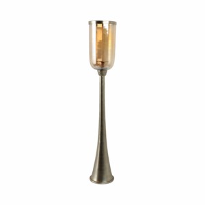 Glass Hurricane <b>Candle</b> Holder Tall Decorative Pillar <b>Taper</b> Candlestick for Table Home Decor - Product Image 3