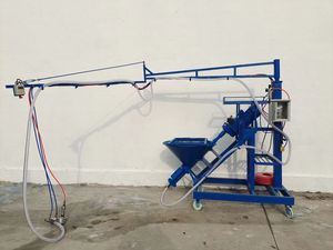 Machine de projection de mortier préfabriqué en fibre de verre GRC à débit réglable pour le plâtrage en ciment de fibre de verre - Product Image 1