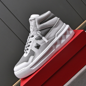 Zapatos Casuales de Cuero Negro 2026 con Suela Gruesa, Aumento de Altura, Antideslizantes y Resistentes al Desgaste, Zapatos Casuales para Exteriores - Product Image 1