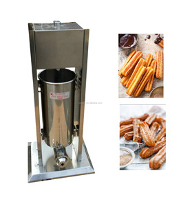 Máquina de Churros de Acero Inoxidable de Operación Manual, Máquina Comercial para Hacer Churros Españoles de 3L con Rellenador - Product Image 5