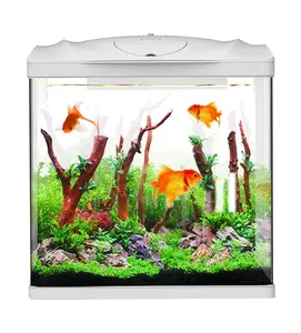 Sunsun-Mesa acrílica para acuario, recipiente de plástico para cría de peces