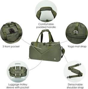 Sac à dos multifonctionnel en polyester, échantillon gratuit, pour le bureau, le yoga, les voyages, la salle de sport, pour transporter votre tapis de toute taille et votre ordinateur portable - Product Image 6