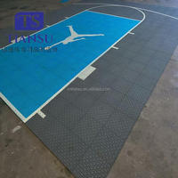 Ineinandergreifende Outdoor-Sport boden matte PP Kunststoff Keramik fliesen Gummi für Fußball Fußball Tischtennis Basketball