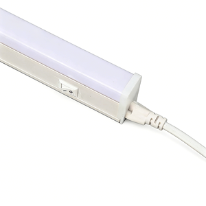 หลอดไฟ LED ประหยัดพลังงาน IP20 แสงขาวเย็น T5 แบบรวม PC <span class=keywords><strong>Plus</strong></span> PVC ขนาด 4 ฟุต 120 ซม. 1200 มม. 18w 20w ฝาครอบแบบขุ่น Ra80 ติดตั้งง่าย - Product Image 2