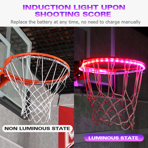Light up 45 LED de Basket-Ball Cerceau Lumière Lampe extérieure Imperméable À L'eau LED Bande Panier Jante Cadre pour Jouer La nuit Tir - Product Image 2