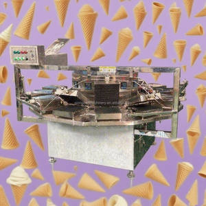 Línea de producción comercial pequeña de Stroopwafel, rollo de huevo crujiente de Fénix, máquina para hacer conos de helado, máquina para hacer conos de gofres, precio - Product Image 1