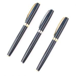 Nuevo Bolígrafo Clásico Promocional de Tinta de Gel para Regalo Empresarial, Logotipo Personalizado, Metal Azul, Impresión UV - Product Image 1