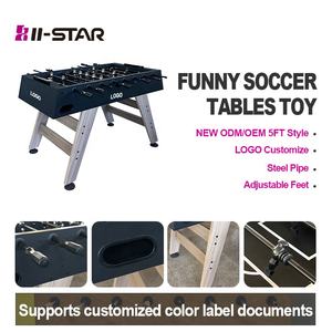 <span class=keywords><strong>Table</strong></span> de baby-foot en MDF PVC 5 pieds, <span class=keywords><strong>table</strong></span> de baby-foot professionnelle, panneau de <span class=keywords><strong>but</strong></span> de 15 mm d'épaisseur, vente en gros de <span class=keywords><strong>table</strong></span> de baby-foot de football - Product Image 2