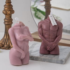 Décorations d'intérieur, ornements, cadeaux, <span class=keywords><strong>bougie</strong></span> parfumée de luxe personnalisée en forme de corps d'homme et de femme - Product Image 1
