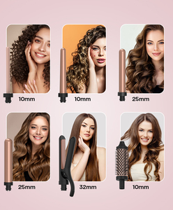 LOOF Beauty <span class=keywords><strong>Fer</strong></span> <span class=keywords><strong>à</strong></span> friser ondulé 5 en 1 Set d'outils pour les cheveux <span class=keywords><strong>Fer</strong></span> <span class=keywords><strong>à</strong></span> friser électrique Combinaisons multiples pour la sélection des <span class=keywords><strong>têtes</strong></span> - Product Image 3