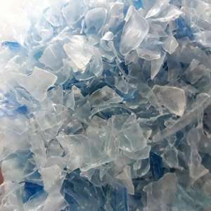 เศษขวด PET รีไซเคิล เกรดใส สีฟ้าผสม HDPE รีกรินด์ ขจัดสิ่งสกปรก สำหรับการอัดรีดแผ่นและการปั่นเส้นใย - Product Image 4
