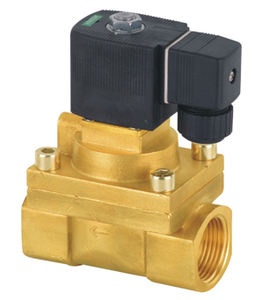 NC วาล์วโซลินอยด์วาล์วประตูเครื่องอัดอากาศ50Bar แรงดันสูงมาตรฐาน USA สำหรับโครงสร้างนักบินแก๊สอุณหภูมิสูง - Product Image 2