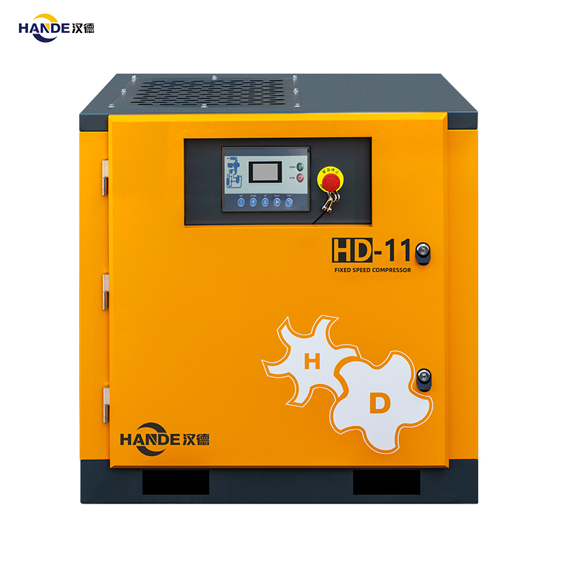 HANDE 11kw 10HP винтовой воздушный компрессор фиксированной скорости 11KW 8Bar 10Bar 13Bar 16Bar воздушный компрессор машина