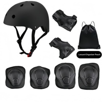Ensemble de protection en éponge 7 pièces pour enfants, pour le roller et le vélo