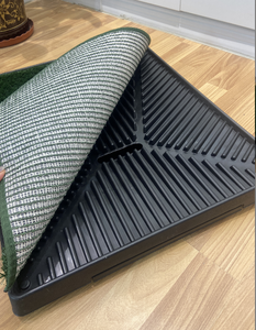 Wasch bares Kunstrasen-Welpen-Pee-<span class=keywords><strong>Pad</strong></span> mit Tablett Großes Trainings-Töpfchen-<span class=keywords><strong>Pad</strong></span> für Hunde Indoor-Hunde-Pee-<span class=keywords><strong>Pad</strong></span> - Product Image 3