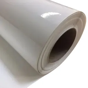 光沢のあるマット/ホワイトエコ溶剤印刷PVC印刷可能な粘着カーラップビニールステッカーロール自己粘着ビニール