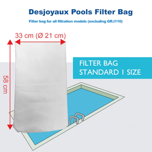 Sacs filtrants de rechange <span class=keywords><strong>Desjoyaux</strong></span> pour piscine, 58*33cm - Product Image 6