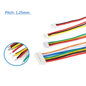 JST PH ZH SH 2Pin-12Pin 1.0mm 1.25mm 1.5mm passo terminal fio conector 10CM 28AWG fio do cabo de ligação