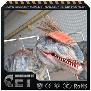 Disfraz <span class=keywords><strong>de</strong></span> Dinosaurio Raptor Realista con Patas Visibles para Atracciones <span class=keywords><strong>de</strong></span> Entretenimiento al Aire Libre en Venta - Product Image 4