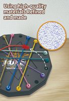Puzzle éducatif en plastique Jeu de société Dénouer la corde Défi avec des jouets Fidget pour enfants Jeu interactif parent-enfant