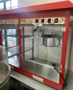 China wholesale high quality cheap Iron coated commercial popcorn machine / desktop popcorn makers