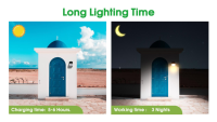 Lampes solaires murales multi-styles pour extérieur, étanches IP65, alimentées par énergie solaire, avec détecteur de mouvement crépusculaire et au lever du soleil, pour porche