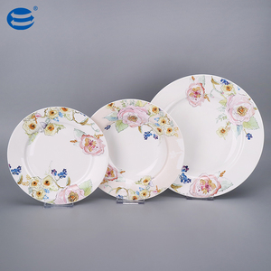 20Pcs Bán Buôn Tốt Xương Trung Quốc Đồ Ăn Thanh Lịch Hoa Gốm Đặt Bữa Ăn Tối Sứ Bữa Ăn Tối Tấm Cốc Bộ Đồ Ăn - Product Image 2