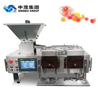 Machine de comptage électronique de capsules et de comprimés de table, 4 têtes, format mini