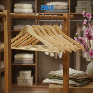 Perchero de Madera Minimalista con Ganchos, Tipo Vertical, de un Solo Nivel, Soporte de Almacenamiento Duradero para Uso en Armarios - Product Image 2