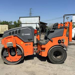 Importación Original de Alemania, <span class=keywords><strong>Rodillo</strong></span> Compactador de Doble Tambor HAMM HD14VT Usado de 1.4 Toneladas con Fuerte Capacidad de Compactación de Capas Finas - Product Image 1