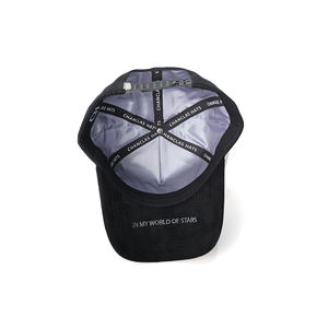 Pré-vente Édition Halloween : Casquette de baseball en daim brodé doublée de soie et de satin, style streetwear 'Look at Me', personnalisable - Product Image 6