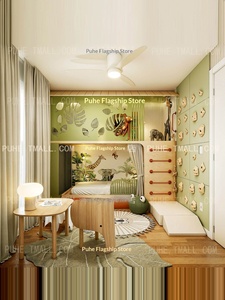 Lit superposé <span class=keywords><strong>en</strong></span> bois massif pour garçon, de petite taille, à double largeur (haut et bas), style forêt, moderne et simple, lit <span class=keywords><strong>cabane</strong></span> pour enfants - Product Image 1