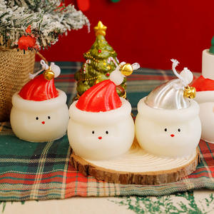 Luxurious Coconut Wax Scented <b>Candle</b> Ornament for Christmas & New Year's Photo Props Customized Shape Handmade Aromatherapy - Product Image 1