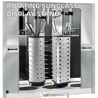 Support rotatif pour lunettes PC, présentoir rond et carré pour lunettes de soleil, étagère de comptoir pour lunettes