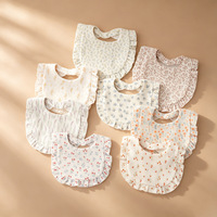 Bib Bayi Balita Ramah Kulit, Lembut, Bernapas, Bergaya, Anti Air Liur, Anti Gatal, dari Katun, Dapat Disesuaikan