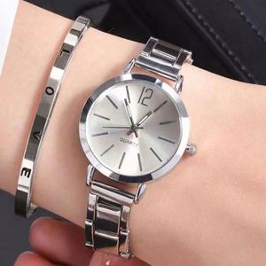 Ladies Modern Digital Alloy Quartz Watch Desk <b>Clock</b> 2pcs Set Petal Design Luxury Birthday Gift Living Room Decoration Usa Mairun - Product Image 5