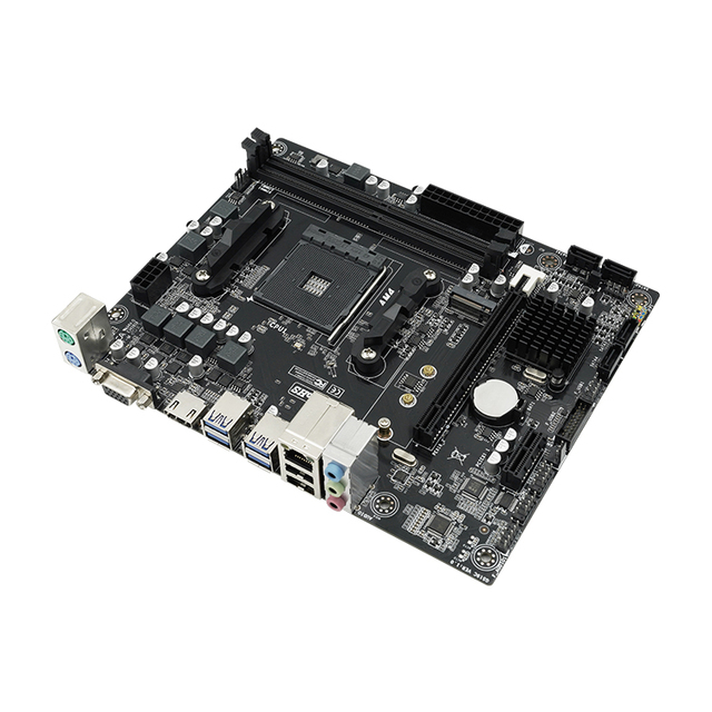 Motherboard A320 Support Socket AM4 1331 CPU Micro-ATX DDR4 SATA Integrated Graphics Desktop New