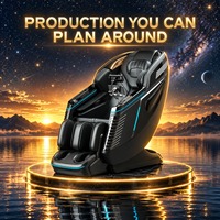 Fauteuil de massage robotisé 3D Premium L39PRO-YB avec écran tactile, commande vocale IA et fonction de grattage des pieds, idéal pour appartement familial et vente en gros